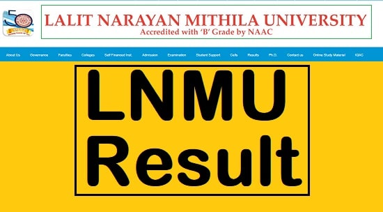 LNMU UG Part 3 Result