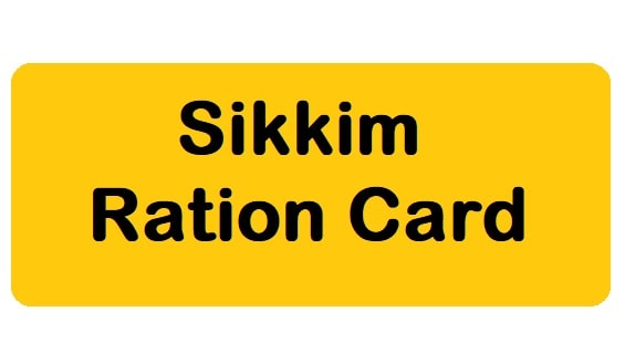 Sikkim Ration Card